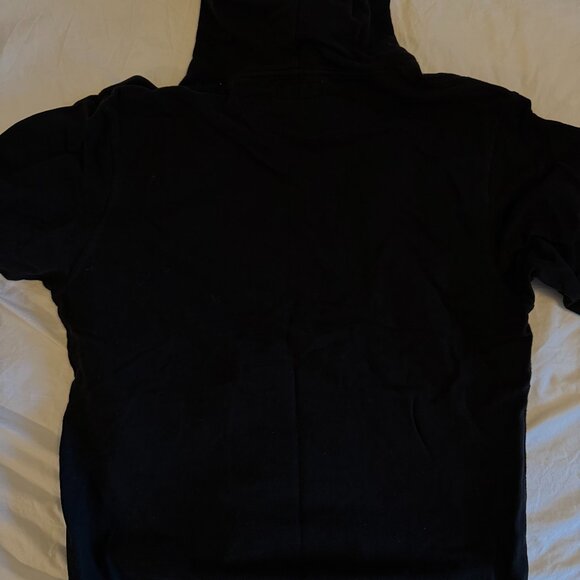 Buck Mason Brushed Loopback Hooded Sweatshirt in Black XL - Picture 5 of 6